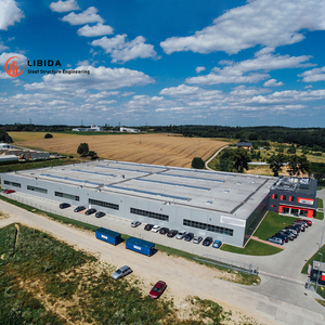 Bâtiment d'entrepôt à structure métallique, solution de stockage logistique industrielle, livraison rapide, conception robuste - Product Image 3