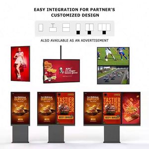 Ceiling Hanging Window Advertising Screen 3000Nits Shop Window <strong>Digital</strong> Poster <strong>LCD</strong> <strong>Display</strong> for Advertising - Product Image 4