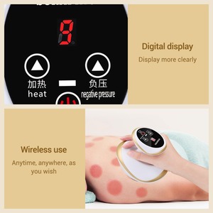 Dispositivo de Gua Sha con Luz Roja Recargable, Terapia de Ventosas Inteligente Profesional, Masajeador Eléctrico Portátil de Ventosas, Masajeador de Espalda - Product Image 6