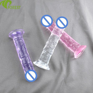 TTFOREST Kristal Berraklığında Yumurta İçermeyen Su Geçirmez Yapay Penis Yetişkin Kadın Seks Oyuncağı - Product Image 1