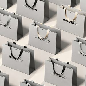 Sacchetto <span class=keywords><strong>di</strong></span> <span class=keywords><strong>Carta</strong></span> <span class=keywords><strong>di</strong></span> Lusso Riciclabile con Logo Personalizzato e Manico Ritorto per Confezioni <span class=keywords><strong>di</strong></span> Cosmetici e Trucchi - Product Image 2