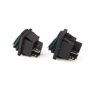 Kcd4 <span class=keywords><strong>on</strong></span> <span class=keywords><strong>off</strong></span> 10A 16A 20A 125V 250V AC dpst niêm phong không thấm nước tự động Thuyền biển chuyển đổi Rocker chuyển đổi với màu xanh lá cây ánh sáng màu đỏ - Product Image 5