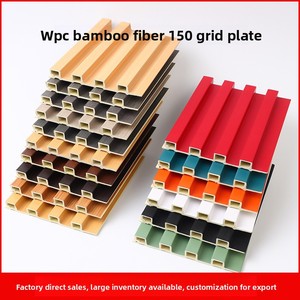 แผ่นผนัง WPC ลายร่องสำหรับตกแต่งภายใน คุณภาพสูง เป็นมิตรกับสิ่งแวดล้อม ผลิตจากโรงงานโดยตรง ทดแทนไม้ - Product Image 2