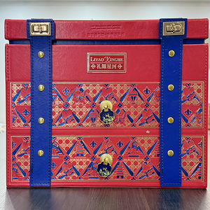 Boîte <span class=keywords><strong>cadeau</strong></span> personnalisée <span class=keywords><strong>de</strong></span> luxe en cuir PU écologique et matériaux recyclés, avec poignée et dorure à chaud, pour gâteaux <span class=keywords><strong>de</strong></span> lune, cadeaux <span class=keywords><strong>de</strong></span> Noël - Product Image 6