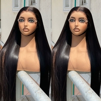 Perruque sans colle 13x6 pré-coupée en dentelle HD, perruque frontale complète en cheveux vierges bruts, ondulations profondes/ondulées, perruque frontale en dentelle HD 13x4 en cheveux humains.