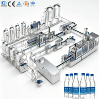Ligne de production automatique d'eau en bouteille 12000 bph, usine de remplissage d'eau minérale en PET