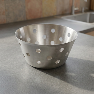 Mayur Exports 001 Premium Stainless Steel Mini Oval Modern Storage <b>Bread</b> <b>Basket</b> Durable Design Hotel Use Serving Olive <b>Bread</b> - Product Image 3