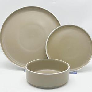 Service de table 12 pièces Service en céramique De Vajilla Céramique De 12 pièces Service de vaisselle en grès 12 pièces - Product Image 2