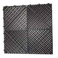 K Tapis de protection antidérapants de haute qualité Tente portable Revêtement de sol en plastique imbriqué pour garage Carrelages de sol pour salle de lavage de voiture