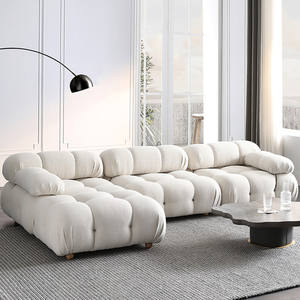 Set de Sofás de Lujo Empacados al Vacío para Sala de Estar Sofá Comprimido de Nuevo Diseño Sofá Compresible Cómodo Moderno y Sencillo de Terciopelo - Product Image 6