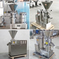 Tahini kleine schaal nieuwe industrie notenmaler machine maakt productie pindakaas roestvrijstalen molen voor Filipijnen