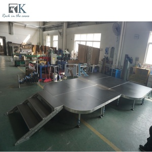 High Quality Aluminum <b>Stage</b> Quick and Easy Setup Four-Legged Aluminum Alloy <b>Stage</b> <b>Platform</b> for Outdoor Performances - Product Image 5