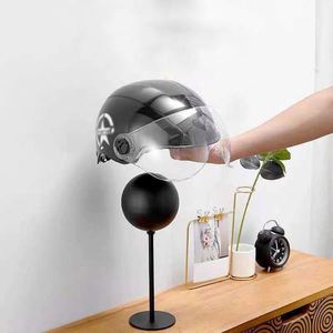 Support mural en métal pour casque de moto, 2 crochets, support pour casque de vélo simple, pour salle de bain, manteau, veste, chapeau, perruque, clés, outils, bijoux - Product Image 6