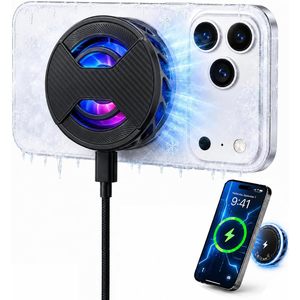 Enfriador Magnético para Teléfono Teickle, Ventilador Ultrafino para iPhone con Conector USB C, 36W, Accesorio de Refrigeración para Juegos - Product Image 1