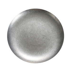 Stainless Steel Plate Round Shallow Dish For Tea Drinking Microwave Safe 5151 - Product Image 2