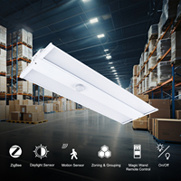 120W 150w 200w ZigBee Module Capteur Commercial Industriel Éclairage Entrepôt Garage Atelier Usine Led Linéaire Haute Baie Lumière