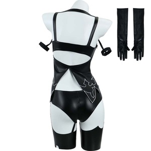 Halloween Party Game NieR:Automata A2 Cosplay Sexy Black Battle Costume Costume GAHC-012 - Product Image 3