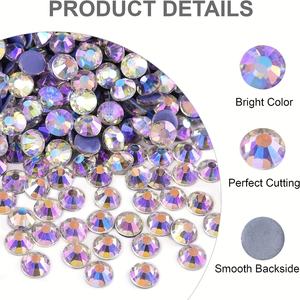 1440 buah Paradise Shine Hotfix berlian imitasi pipih kaca Rhinestones untuk kerajinan pakaian sepatu tas garmen dekorasi DIY - Product Image 4