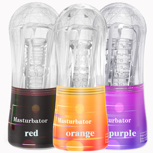 Masturbador Masculino con Textura Interna Transparente - Kovida TPE, Copa de Succión <span class=keywords><strong>Manual</strong></span>, Juguete Sexual <span class=keywords><strong>para</strong></span> Hombre - Product Image 1