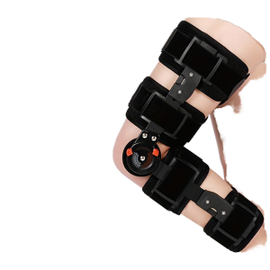 Rodillera Articulada Ligera, Flexible, Ajustable <span class=keywords><strong>en</strong></span> Posición y Ángulo, Soporte Funcional Ortopédico para la Pierna con <span class=keywords><strong>Osteoartritis</strong></span> - Product Image 4