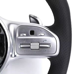 Volant semi-cuir pour Mercedes Ben ML W164 W166 W211 W212 C117 W177 W222 W223 W218 C118 W251 W176 W204 W205 <span class=keywords><strong>C63s</strong></span> AMG - Product Image 5