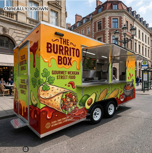 Commercial Hot Dog Trailer Towable Beverage Food Truck CE Certified Mobile <b>Kitchen</b> - Product Image 3