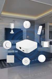 <span class=keywords><strong>Passerelle</strong></span> intelligente multi-mode Tuya, pont ZigBee BLE, hub avec écran OLED, contrôle filaire Alexa Google Home pour une <span class=keywords><strong>installation</strong></span> facile - Product Image 4