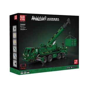 Mould <span class=keywords><strong>King</strong></span> 20009 Grue pneumatique en blocs <span class=keywords><strong>de</strong></span> construction, <span class=keywords><strong>jouet</strong></span> d'ingénierie, grue <span class=keywords><strong>de</strong></span> récupération blindée, briques pour adultes - Product Image 6