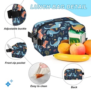 Feifeiyu – Nouveaux ensembles de sacs à dos isothermes portables et étanches pour enfants, motif dinosaure créatif, vente en gros - Product Image 5