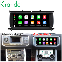 Krando 10,25 ''pantalla estéreo de coche para Range Rover Evoque 2012-2018 Radio navegación Android Multimedia GPS inalámbrico CarPlay 4G