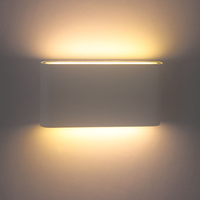 Applique murale LED moderne 12W en aluminium, étanche IP65, pour intérieur et extérieur, idéale pour les hôtels, lampes murales d'extérieur