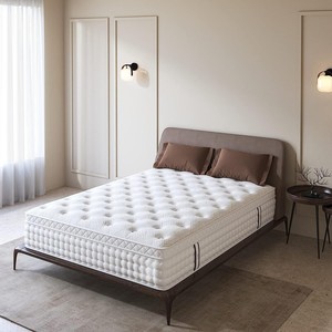 Colchone doble reina tamaño king gel espuma viscoelástica látex híbrido bolsillo primavera Hotel colchón en una caja - Product Image 5