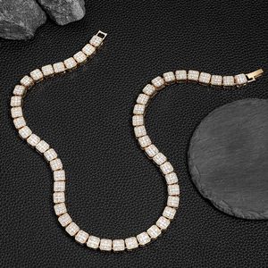 Collar de zinc con diamantes de imitación, joyería de moda, cadena para clavícula, collar cubano para hombre, personalizado - Product Image 3