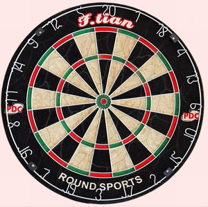 Fotian Professional Juego <span class=keywords><strong>de</strong></span> dardos <span class=keywords><strong>de</strong></span> fibra <span class=keywords><strong>de</strong></span> 18 pulgadas Soporte <span class=keywords><strong>de</strong></span> Diana <span class=keywords><strong>de</strong></span> alambre redondo <span class=keywords><strong>de</strong></span> <span class=keywords><strong>paja</strong></span> <span class=keywords><strong>de</strong></span> color natural personalizado - Product Image 1