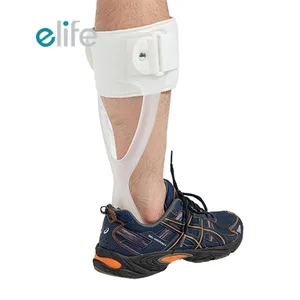 E-life E-AF002 respingo de tornozelo universal, suporte ortose afo mola de folha