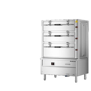 Vaporera Comercial para Mariscos Zhigao, Doble Combustible (Gas y Eléctrico), Acero Inoxidable, Gran Capacidad, para Restaurantes y Hoteles - Product Image 1