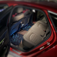 Tapis lumineux à fibres optiques LED OEM ODM pour tapis de voiture lumineux