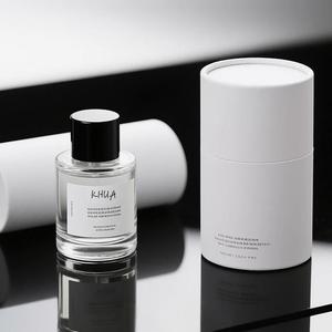 Elegante Flacone di Profumo in <span class=keywords><strong>Vetro</strong></span> <span class=keywords><strong>Trasparente</strong></span> con Fondo Spesso, Spray Personalizzato 30ml 50ml 100ml, Bottiglia Vuota in Cristallo con Confezione - Product Image 1
