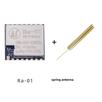 Module de transmission de données RF LoRa ZYSY Stock SX1278 Ra-01 avec interface SPI 433 MHz, kit de carte de test d'antenne, émetteur-récepteur