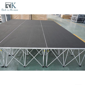 เวทีอุตสาหกรรมพื้นผิวปูพรม/กันลื่น พร้อมเวทียกพับได้แบบสไปเดอร์ - Product Image 3