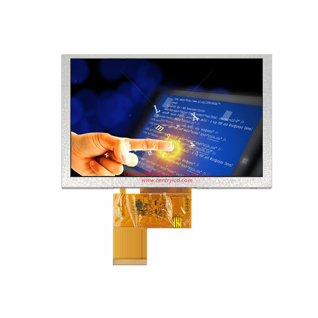 5.0 Inch LCD Touch Screen 800*480 Resolution Can Be Mould-customized Vehicle Industrial Display