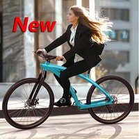 Vélo électrique en fibre de carbone A5E 250W/500W, batterie dissimulée, assistance au pédalage, vélo de route léger, entrepôt UE