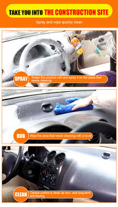 Nettoyant multi-usages pour l'intérieur de la voiture, shampoing, odeur d'orange, savon à base d'huile, nettoyage fantastique Xml 500ML efficace - Product Image 6