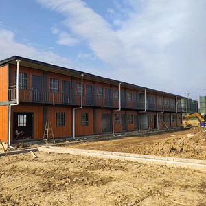 Casa contenedor desmontable prefabricada de China, 20 pies/40 pies, Instalación rápida, diseño moderno, paquete plano, casas pequeñas para acampar, edificios de oficinas - Product Image 1