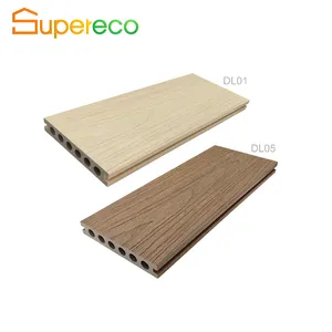 Plancher en bois de terrac composite à prix compétitif terrasse extérieure en bois composite plancher en teck Wpc