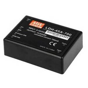 Controlador LED LDH-45A de 45W y 350mA con Corriente Constante, Salida Única, Atenuación PWM/Analógica y 3 Años de Garantía - Product Image 1
