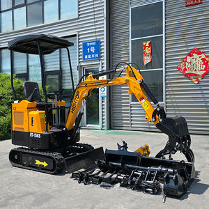 Escavadeiras HIGHTOP Máquina De Escavadeira De Esteira Digger 1.5 Ton EPA Motor Escavadeira Casa Mini Escavadeira para Venda - Product Image 1