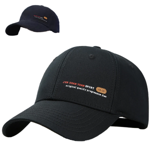 หมวกเบสบอล6แผงป้องกันแสงแดดสำหรับผู้ชายหมวกแบบลำลองใหม่สำหรับฤดูร้อนหมวกขนาดใหญ่ทรงเส้นรอบวงสีดำใช้งานได้หลากหลาย - Product Image 1