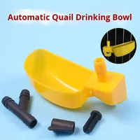 Abreuvoir automatique pour cailles, équipement d'élevage, état neuf, bol à eau en plastique avec débit de 0,3 à 0,8 L/min pour cailles et pigeons