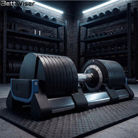 Expédition rapide, haltères réglables de 20 kg, augmentation de 1 kg, équipement de musculation en gros, échantillon disponible, livraison directe mondiale